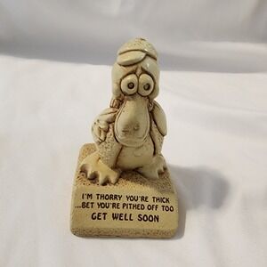 Vintage‎ 1976 Paula Sillisculpts "Sick, bet your pithed off" Bird Pelican #W502
